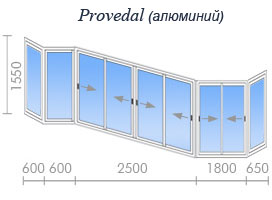 Остекление балкона WDS